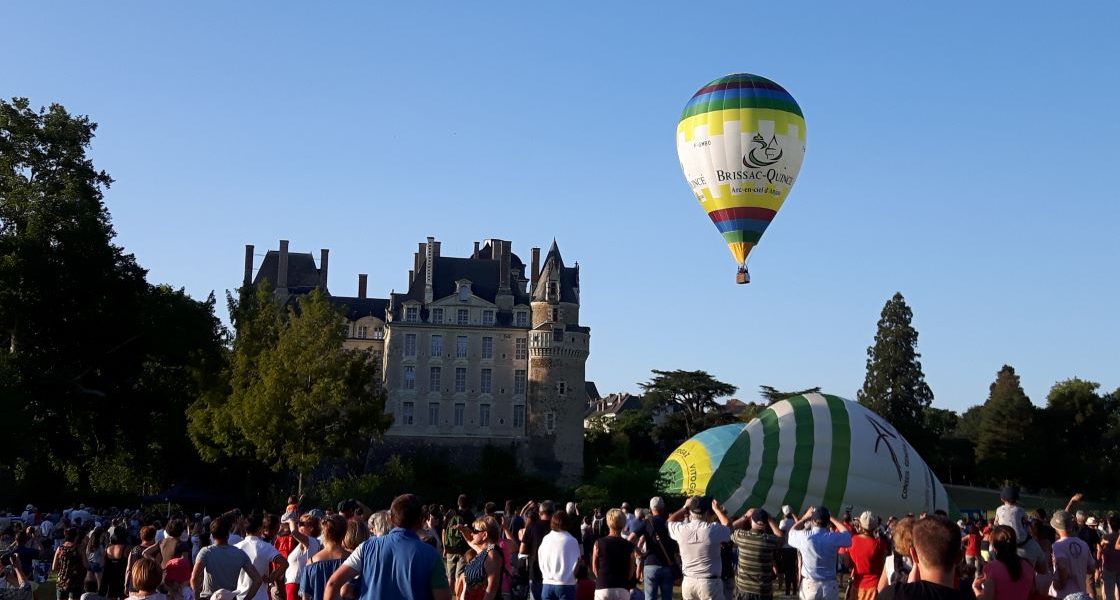 Brissac en balonvaart loire vakantiehuis