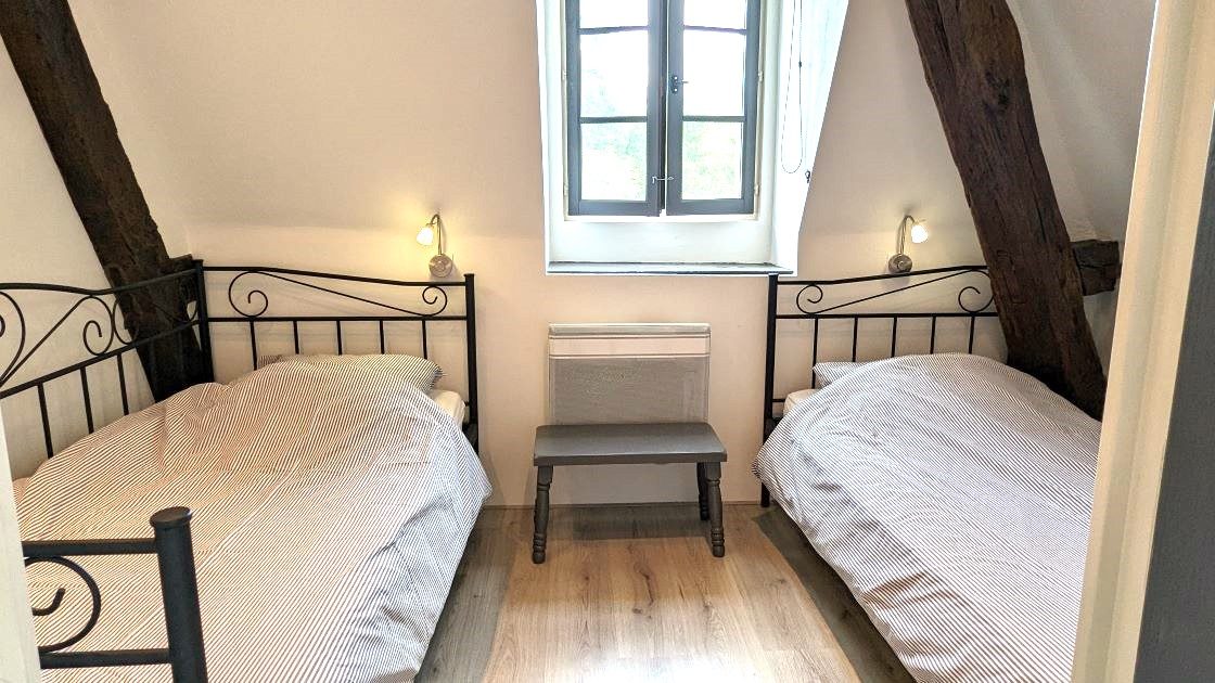 Calville d'Aout overview - appartement - kasteel overnachting - chambre 2p